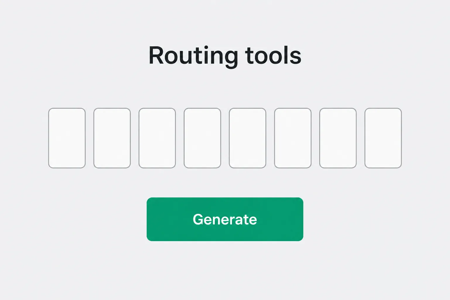Routing number generator and validator with a nine-digit output and a pass badge