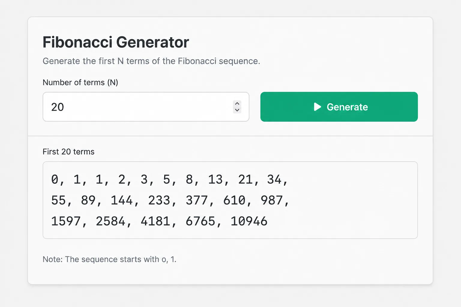 Is-it-Fibonacci tool showing a large integer and a yes result using the square identity