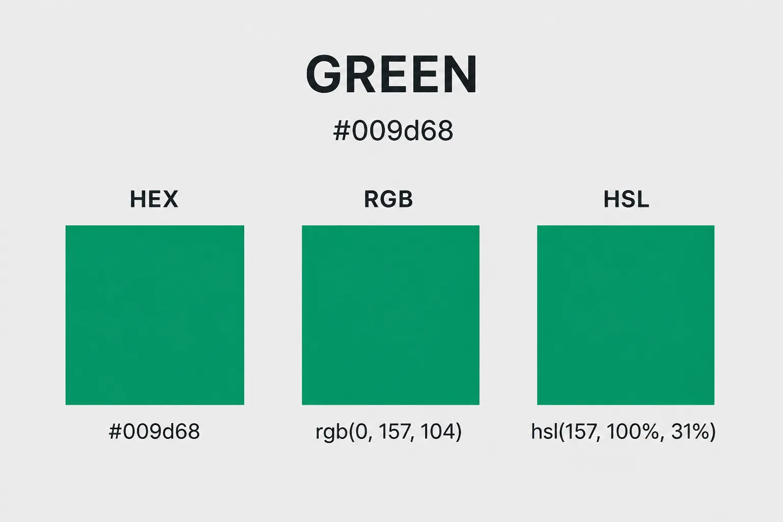 HEX, RGB, and HSL: three ways to say the same color