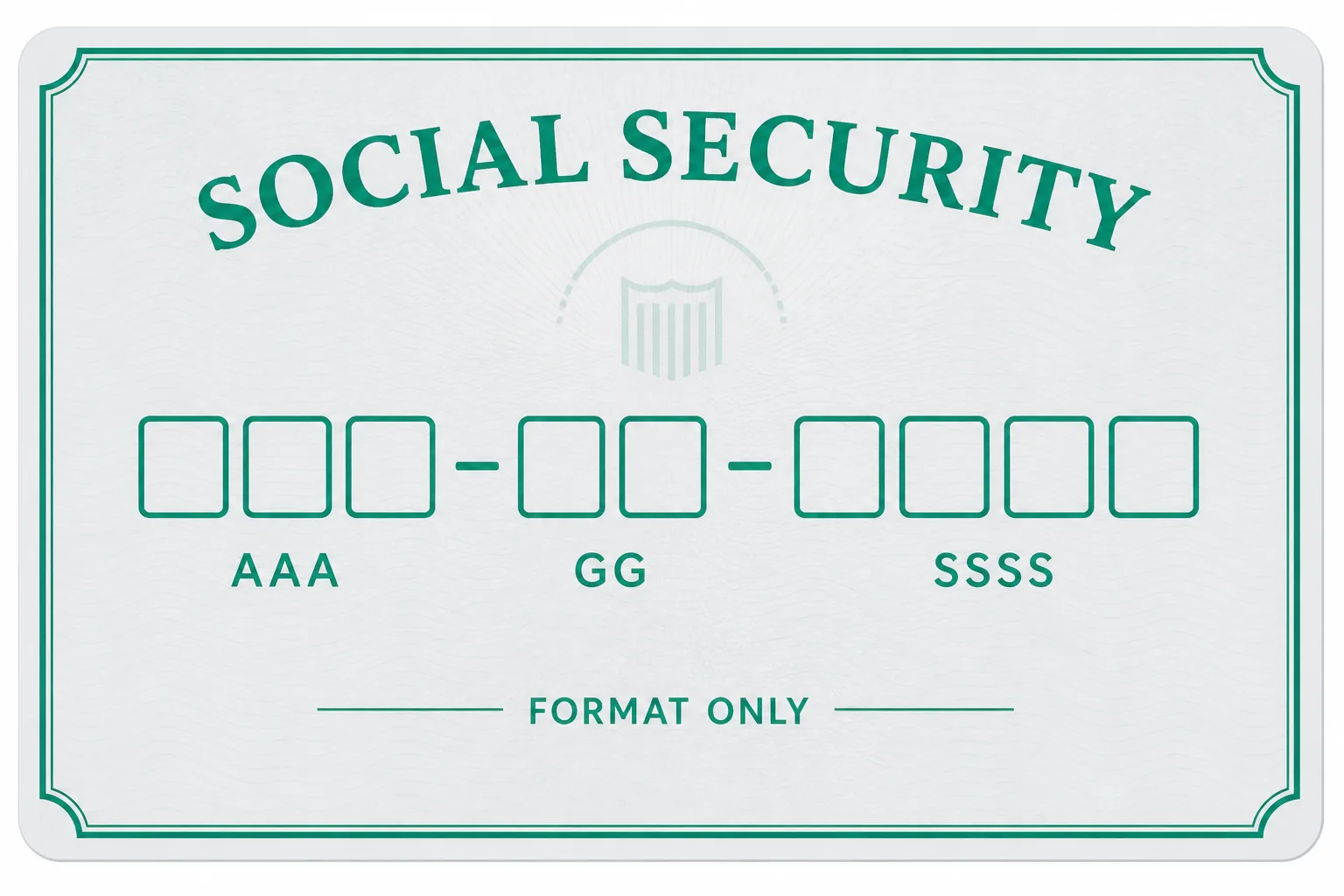 SSN format checks are not identity checks
